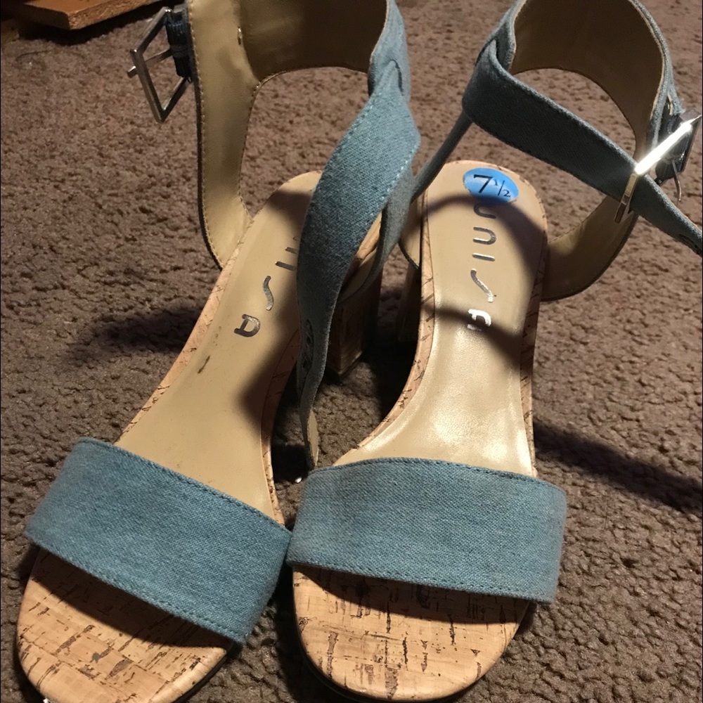 Blue heels